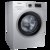 三星（SAMSUNG） WW90J4230GS/SC 8公斤 大容量变频滚筒洗衣机全自动(银色 9公斤)第2张高清大图