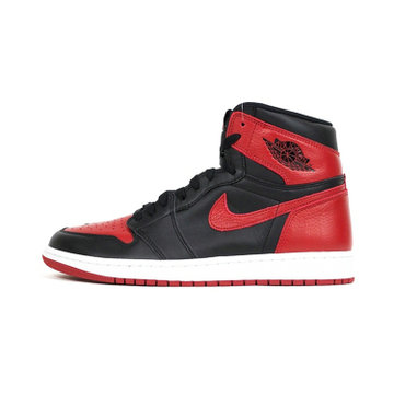 nike air jordan 1 乔丹一代藤原浩高帮篮球鞋黑红板鞋男716371-040