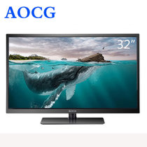 AOCG 32英寸新款窄边电视 一年包换！送挂架！平板液晶电视机 支持各类机顶盒、有线电视、HDMI、当显示器、可挂墙！