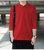 花花公子男士棉质秋季长袖POLO衫700(红色 4XL)第2张高清大图