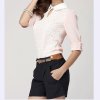 韩版新款女装2013夏装新款绣花蕾丝衫+休闲短裤搭配特价套餐(粉衫+黑裤 S)
