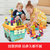 纽奇儿童积木拼插玩具120件套软胶质NK6732 国美超市甄选第2张高清大图