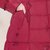 烟花烫XW2017秋冬新款女装气质绣花口袋貉子毛领中长羽绒服 宴归(红色 S)第4张高清大图