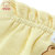 小米米minimoto尿布兜 婴儿宝宝透气防漏尿布固定裤尿布裤(米黄S(0-3个月))第3张高清大图