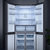 美的(Midea)高端冰箱变频风冷无霜电冰箱大容积节能智能 BCD-468WSGPZM布朗棕-星烁十字玻璃门(468升  芙蓉金色)第2张高清大图