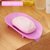 康丰2327韩国创意自动沥水肥皂盒 香皂盒 塑料可爱香皂盘子第5张高清大图