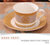 欧式陶瓷咖啡具套装骨瓷茶具茶杯套装 英式下午茶 创意结婚礼品(H杯碟 15件)第5张高清大图