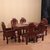 红木家具黑檀木餐桌实木饭桌餐厅长方形一桌六椅桌椅组合餐桌第2张高清大图