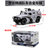 1:32合金仿真特警装甲车警车5门开回力声光儿童汽车玩具模型674B(黑色特警)第2张高清大图