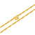 传世美钰 黄金项链足金水波纹项链 免工费(约4.94克 长约43cm)第3张高清大图