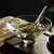 日式玻璃泡茶碗茶碗泡冲茶器绿茶器茶盏斗笠碗功夫茶器带勺(花口斗笠碗茶勺套装)第6张高清大图