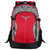爱华仕中学生书包双肩背包大容量旅行包 双肩包 男女旅游运动背包(红色)第2张高清大图