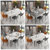 轻奢岩板餐桌 现代简约小户型家用高端长方形桌子纯白色 意式轻奢 餐桌椅组合书桌饭桌(雪山白【1600*800*12】)第3张高清大图