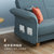 A家家具(沙发床北欧布艺小户型客厅多功能折叠储物沙发两用ADS-034(雅蓝 三人位)第5张高清大图