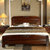 乔林曼兰 床 橡木床 实木床 双人床 田园床 简约现代中式床(海棠色1.8 / 2米 床)第4张高清大图