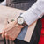 天梭(TISSOT)瑞士手表 俊雅系列时尚商务真皮钢带石英男士手表T063.610.11.038.00(玫金棕皮带)第5张高清大图