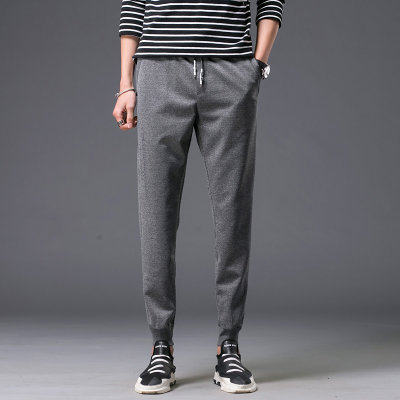 魏冉 2018款休闲裤男士韩版潮流运动哈伦九分