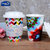 韩国乐扣乐扣陶瓷杯创意马克杯带盖情侣杯带盖咖啡杯牛奶水杯(波普370ml)第3张高清大图