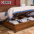 恒信家居HX 1.8米高箱储物床 卧室家具套装 简约现代箱体木质床 实木组合单人床双人床JMZS-D104(默认 1.5米低箱床)第2张高清大图