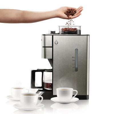 Philips/飞利浦 HD7751咖啡机家用现磨全自动商用一体美式咖啡机(浅灰色 热销)