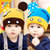 婴儿帽子秋冬季0-3-6-12个月男女宝宝帽子韩国儿童小孩毛线帽套头帽1-2岁(天蓝色)第2张高清大图