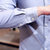 尊首（ZUNSHOU)2016新款男士衬衫男士长袖衬衫牛津纺时尚潮流衬衫(浅蓝色 XL)第5张高清大图