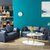 豫见美农 北欧现代简约沙发小户型布艺拆洗公寓租房店铺咖啡双人三人沙发(蓝绿色1628-13)第2张高清大图