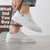 回力板鞋 小白鞋男士滑板鞋白色低帮透气潮流运动鞋41绿 国美超市甄选第9张高清大图