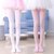 儿童舞蹈袜白色练功女童连裤袜春秋薄款夏季宝宝丝袜连体长筒袜子(XL码 （120-140cm） 黑色1条（天鹅绒）)第3张高清大图