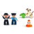 爱亲亲 消防警察系列大颗粒积木儿童玩具第5张高清大图