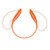 LG hbs-730 耳塞式立体声无线运动音乐蓝牙耳机通用型 颈挂式 一拖二(橙色)第3张高清大图