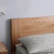 吉木多 北欧白橡木床1.8米1.5现代简约主卧家具纯实木双人床(1.5*2米原木色 单床)第3张高清大图