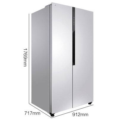 TCL BCD-545WEZ50 545升 对开门冰箱 风冷无霜 冷藏冷冻 电脑温控 保鲜存储 静音节能 家用电冰箱