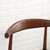 明佳友 日式简约牛角椅 实木餐椅 实木家具椅子凳子 黑胡桃色第3张高清大图