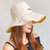 Bonbfenssan 波梵森2021夏季新款盆帽双面可戴可折叠遮阳帽太阳帽(金色)第3张高清大图