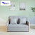 TIMI 现代简约沙发床 可折叠沙发 现代两用沙发 多功能沙发(浅灰色 1.93米不带储物沙发床)第2张高清大图