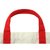 空间创意配色涤纶帆布环保袋（大红色）（小号）第5张高清大图