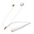 Philips/飞利浦SHB4205 颈挂入耳无线蓝牙耳机耳麦颈带式来电震动 运动晨练跑步耳塞(白色)第2张高清大图
