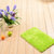 禧多屋（Hitohome)家居糖果色丝毛地垫卧室客厅茶几地毯防滑地垫(果绿 40*60cm)第2张高清大图