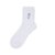 SUNTEK卡通ulzzang刺绣宇航员图案ins黑白色中筒袜子双袜口滑板男女长袜(均码 白色)第4张高清大图