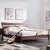皮耐迪 北欧风格实木床白蜡木日式现代简约靠背1.5米1.8双人主卧(原木色 床+床垫+床头柜*2)第2张高清大图