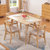 明佳友 餐桌 实木 餐桌 伸缩餐桌椅组合 饭桌餐台 餐桌椅 椅 组合餐桌 M622(榉木色 单桌)第3张高清大图