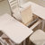 明佳友 餐桌 实木餐桌椅组合 伸缩折叠 现代餐桌椅套装 多功能饭桌餐台 白色M603(白色 单桌)第5张高清大图