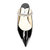 JIMMY CHOO女士水钻装饰平底鞋 BING-FLAT-PAT-BLACK36黑 时尚百搭第3张高清大图