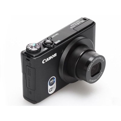 佳能（Canon）PowerShotS110数码相机 黑色1210万像素 3.0英寸触摸屏 5倍光学变焦 24mm广角  口袋天使小怪兽