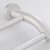 KEDAH 科迪太空铝浴室挂件 毛巾双杆60cm长(典雅瓷质银DF802)第3张高清大图