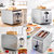 东菱（Donlim）全不锈钢烤机身面包机多士炉烤面包机宽槽早餐机吐司机 多士炉TA8117KA-3C（DL-8117）(不锈钢烤机身)第3张高清大图