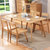 品尚美家 日式纯实木餐桌椅组合橡木北欧小户型餐厅家具1.5米1.3米4人6人白橡木家具(1.5米 单桌)第2张高清大图
