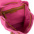 TWINSET女士粉色拼棕色人造革双肩包 OS8TAD-02489粉色 时尚百搭第5张高清大图