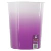 HOYO好友 Q0235 收纳桶渐变色收纳桶 垃圾桶 小号(紫色)